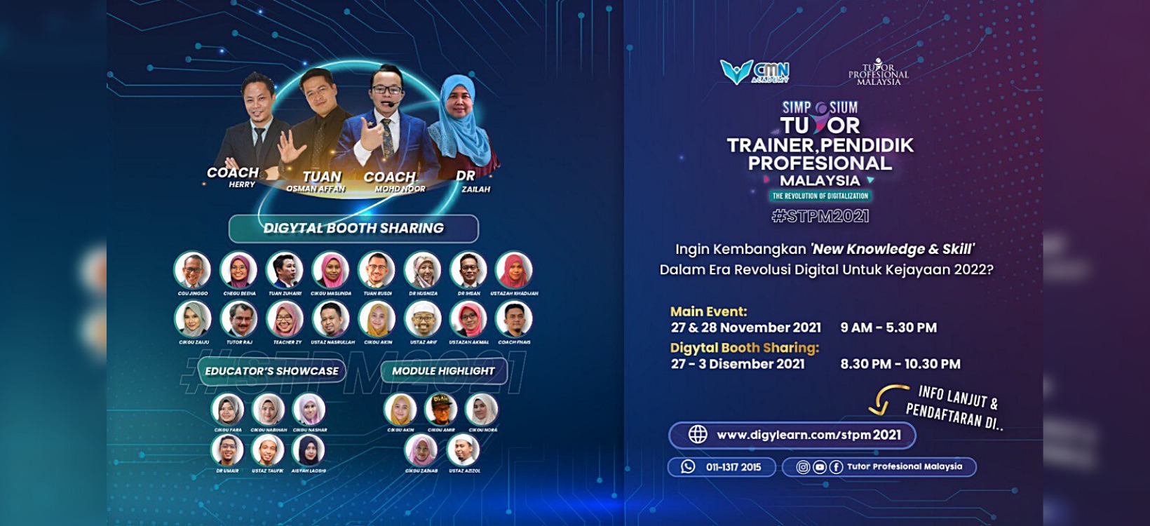 E-workbook ‘Simposium Tutor, Trainer, Pendidik Profesional Malaysia’ (STPM2021)