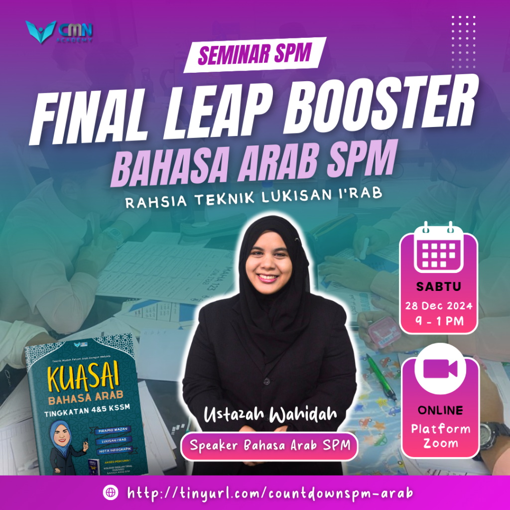 SEMINAR FINAL LEAP BOOSTER BAHASA ARAB SPM 2 Digylearn