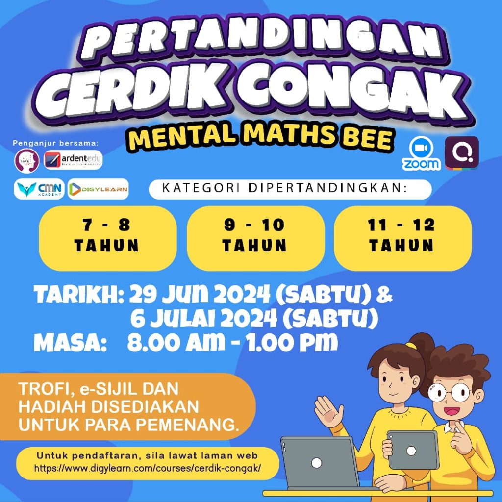 Pertandingan Cerdik Congak 2 Digylearn