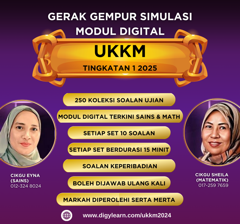 Gerak-Gempur Simulasi UKKM Sains & Matematik 2024 15 Digylearn